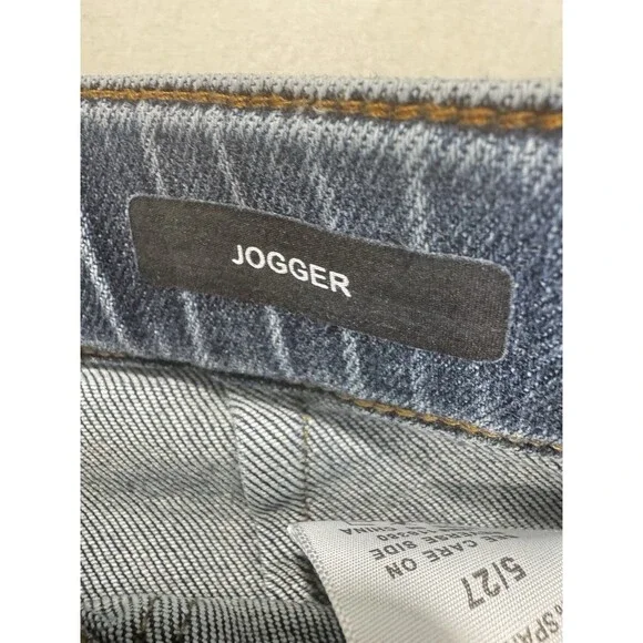 Judy Blue Jogger Womens 5/27 Blue High Rise Pull On Drawstring Stretch Denim - Picture 7 of 15